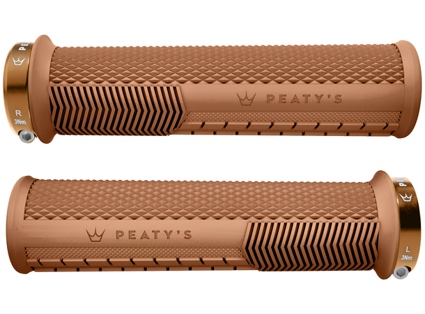 Peaty's Monarch Grip Knurl Thin - Gum 