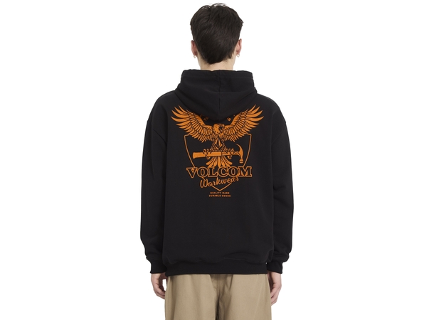 Volcom Hammered Pullover Black - L 