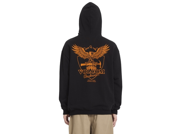 Volcom Hammered Pullover Black - L 