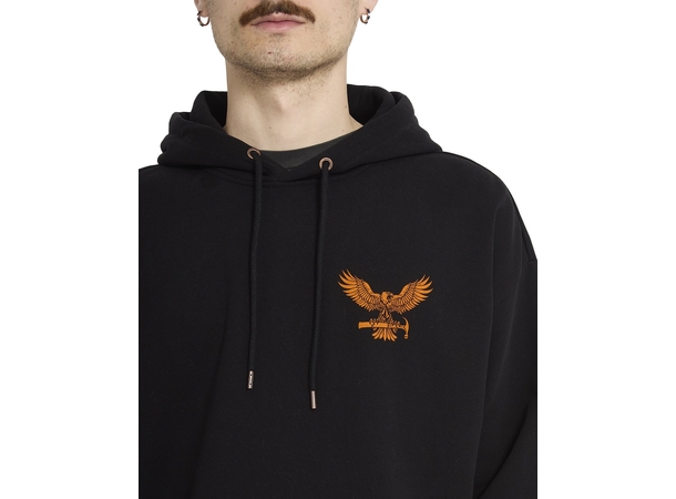 Volcom Hammered Pullover Black - L 