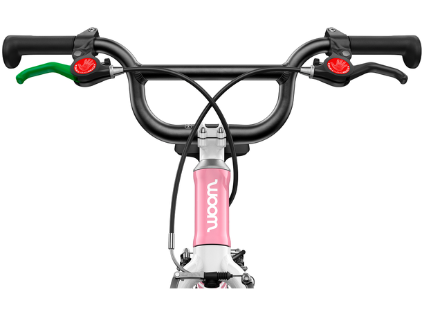 Woom Go 1 Plus 14" Powder Pink 4,45kg, 3-4,5 år, 95-110cm 