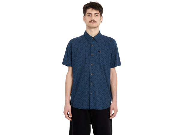 Volcom Scaler Stone Woven SS Midnight Blue - L 