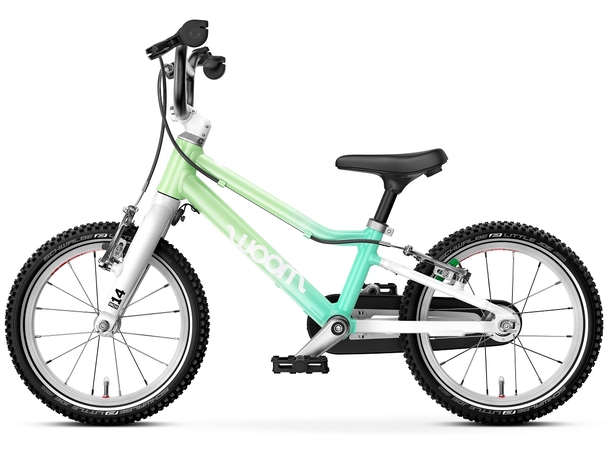 Woom Go 2 14" Spearmint Crush Ltd Edt 5,3kg, 3-4,5 år, 95-110cm 