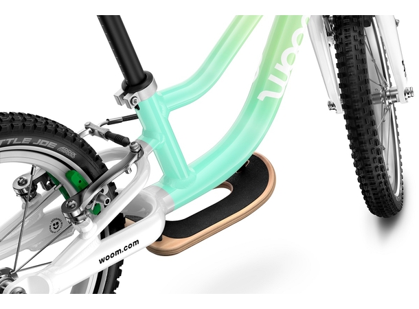 Woom Go 1+ 14" Spearmint Crush Ltd Edt 4,45kg, 3-4,5 år, 95-110cm 