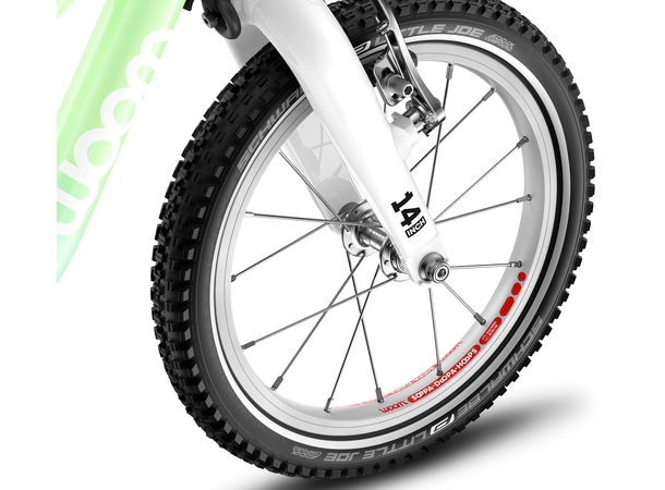 Woom Go 1+ 14" Spearmint Crush Ltd Edt 4,45kg, 3-4,5 år, 95-110cm 