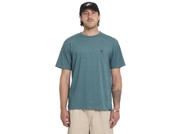 Volcom Circle Blanks HTH SS Tee Rifle Green - L 