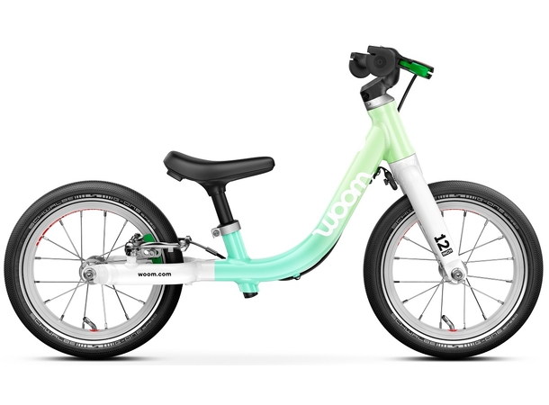 Woom Go 1 12" Spearmint Crush Ltd Edt 3,2kg, 1,5-3,5 år, 82-100cm 