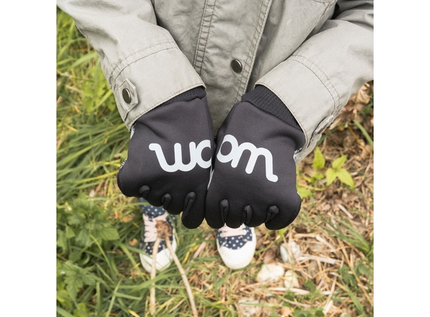 Woom Tens Warm hansker Sort 5 