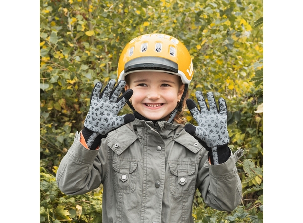 Woom Tens Warm hansker Sort 5 