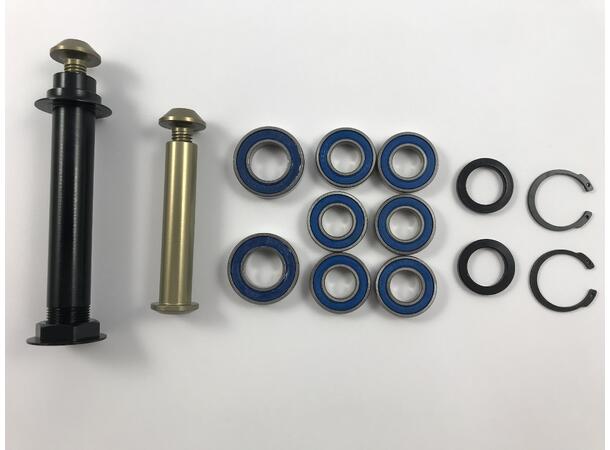 Aksling og lagersett Haibike Fulldempet MY 2014-2019 