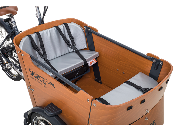 Babboe sittepute sunny silver Curve 