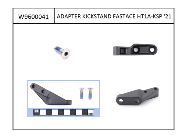 Plate til støtte Haibike Allmtn, Alltrail, Hybe, Adventr 