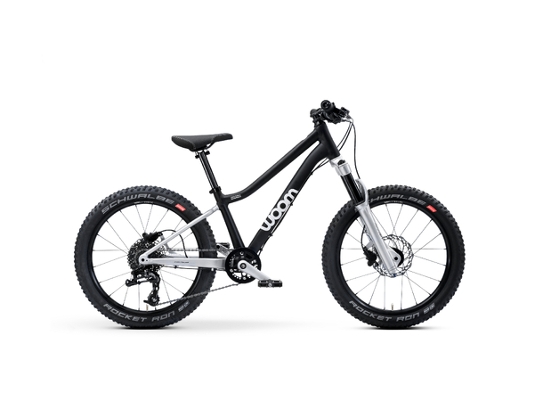 Woom OFF Air 4 20" Black 9,0 kg, 6-8 år, 118-130cm 