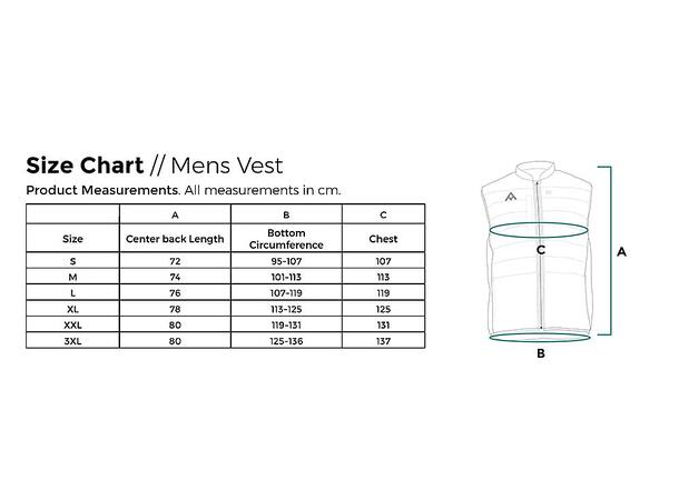 HeatX Heated Core Vest Mens XXL Black/Gray