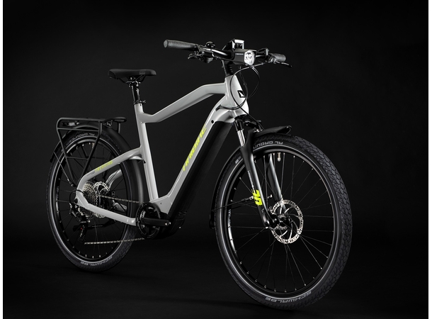 Haibike Trekking 6 herre S 27.5", YSTS i630Wh, Grey/Yellow 