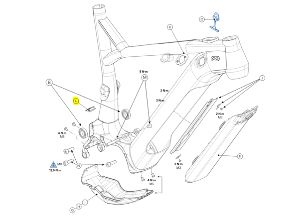 GT E- Cable Exit Port 
