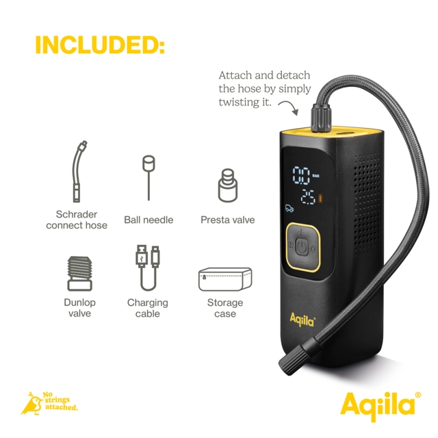 Aqiila Airbird C7 Compressor + Powerbank 