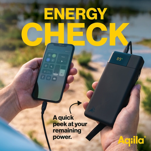 Aqiila Powerbird B20B+ 20000mAh 65W Powerbank for mobile & laptop - Black 