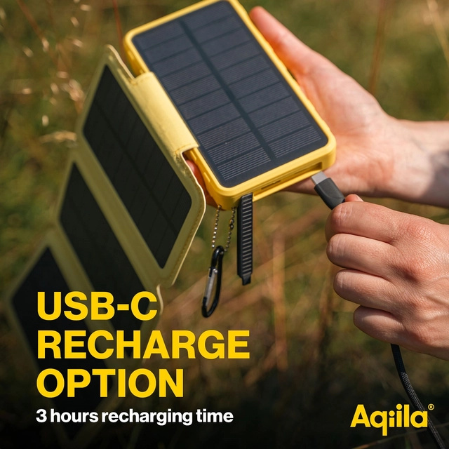 Aqiila Powerbird BS10 Solar Powerbank 10k mAh 