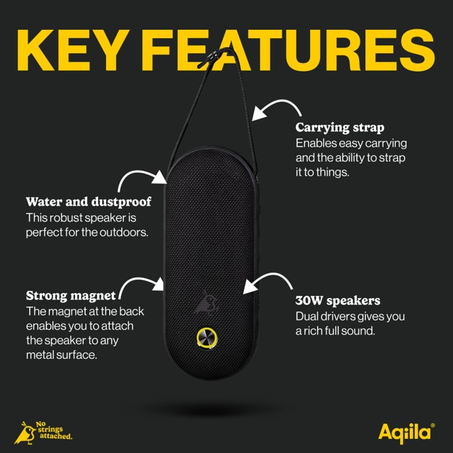 Aqiila Soundbird CM Portable Speaker 