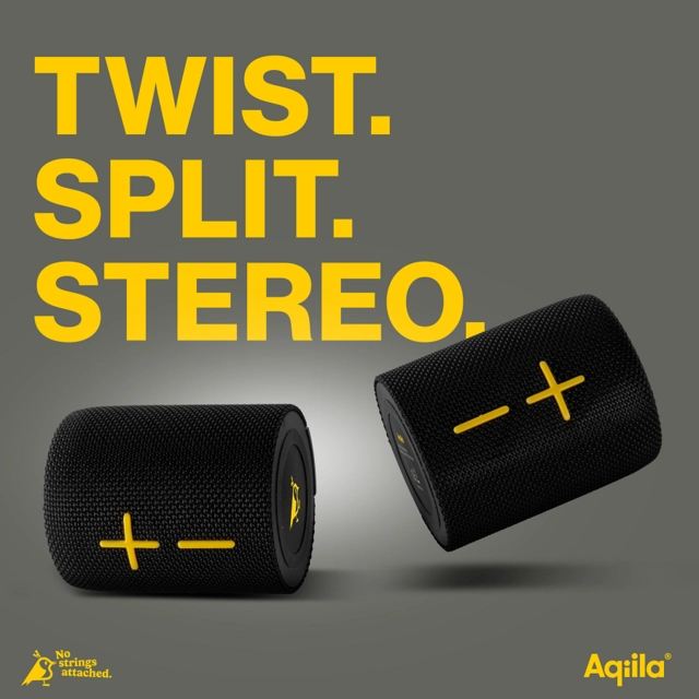 Aqiila Soundbird Duo 2-in-1 Portable Speaker 