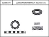 Bosch Lockring f. Gen3 2018, for chainring mounting