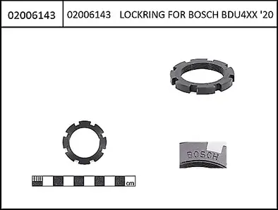 Bosch Spider lockring Performance line Gen 4