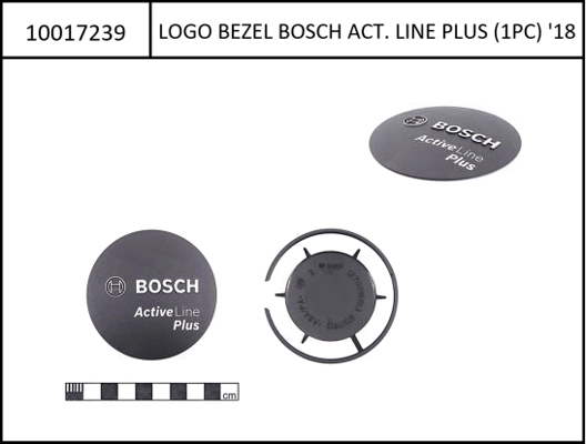 Bosch Logo Bezel Gen3 Active Line Plus left, direct mount to motor 