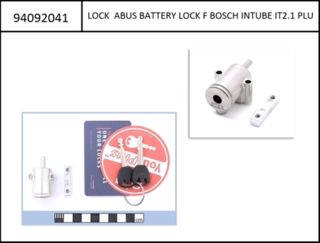 Abus l&#229;sesylinder Bosch Intube Smal/tynn pin