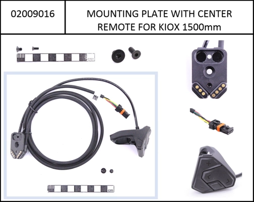 Bosch Remote & Interface for Kiox 1500mm Display cable, incl. Remote 350mm 