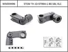 Ahead Stem JD-ST99A-1, Ahead clamping angle adjustable, 31.8mm, 80mm, black