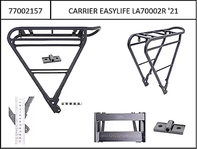 System carrier 28" Easylife MIK incl. mounting rail