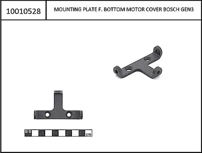 Mount plate for Motor Skidplate & Cover for eCRP Type1 (T-Plate)