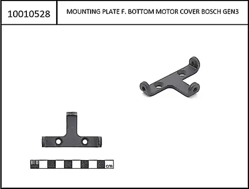 Mount plate for Motor Skidplate & Cover for eCRP Type1 (T-Plate) 