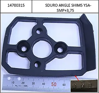 Yamaha Angle Shim 3,75 From 2015 and later 