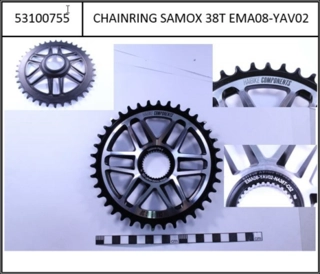 Krankdrev Haibike Components 38T Yamaha PW-X og PW-X2