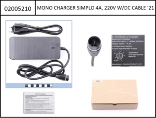 Simplo Batterilader 630Wh/720Wh Haibike og Winora med 180&#176; plug