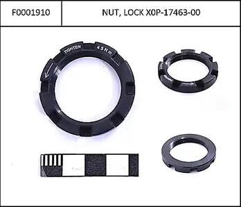 Yamaha lock ring for spider, PW-X For PW-X 2017