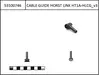 Cable guide for Horstlink screw for full suspension frames, incl. screw