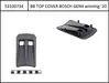 Interface Top Cover f. Range Extender for Bosch Gen4 FS, black