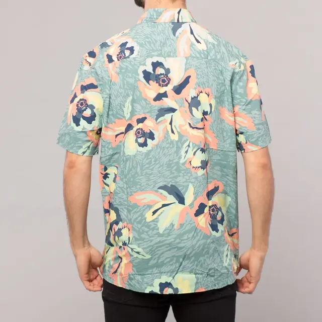 Volcom Cubano S/S Sea Blue - S 