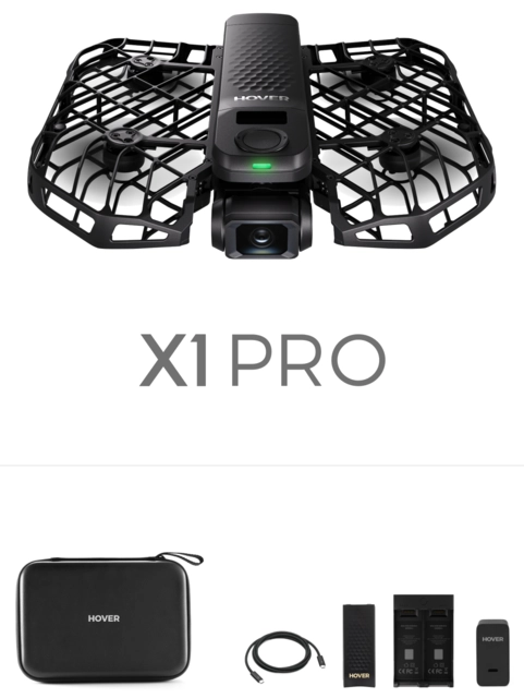 HoverAir X1 Pro Basic Combo Black 