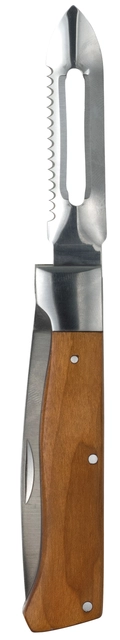 Messermeister Adventure Chef Folding Knife, Peeler Maple 