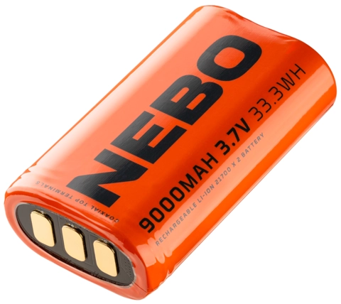 Nebo Rechargeable Battery 2 X 21700 9000 mAh