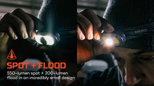 Nebo Mycro 550+ Headlamp Black 