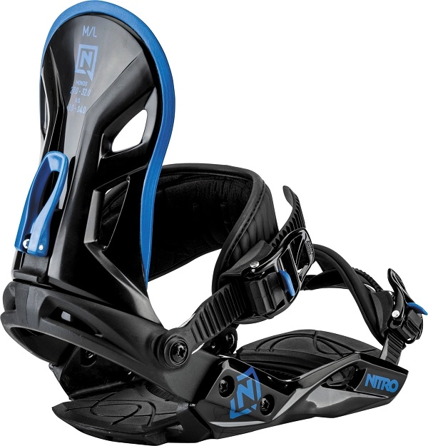 Nitro Rental Binding Black - M/L 