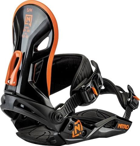 Nitro Rental Binding Black - S/M