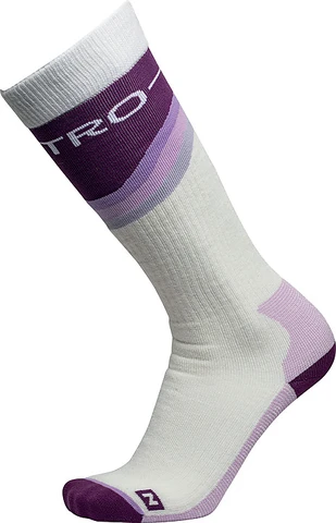Nitro Womens Cloud 5 Socks White/Purple Tones