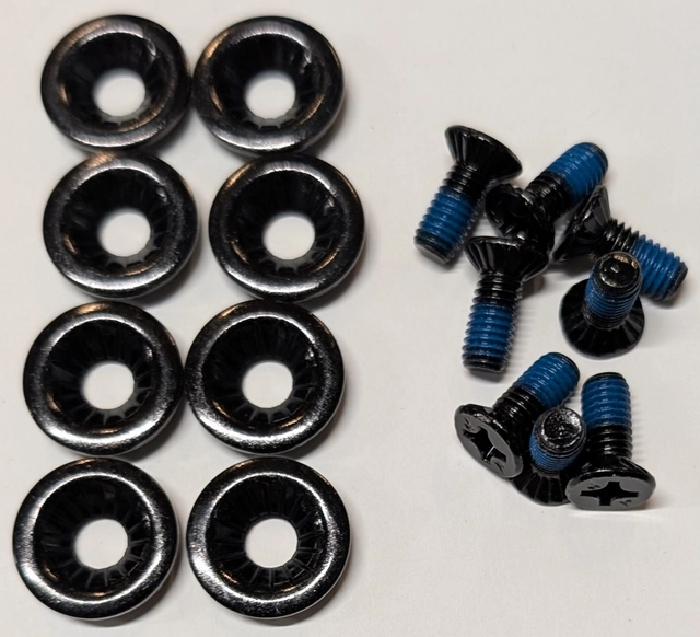 Nitro Screws+Washers M6x15,5 Black 