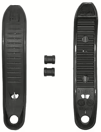 Nitro Toe Strap Connector, 1 pair Black - 7mm 